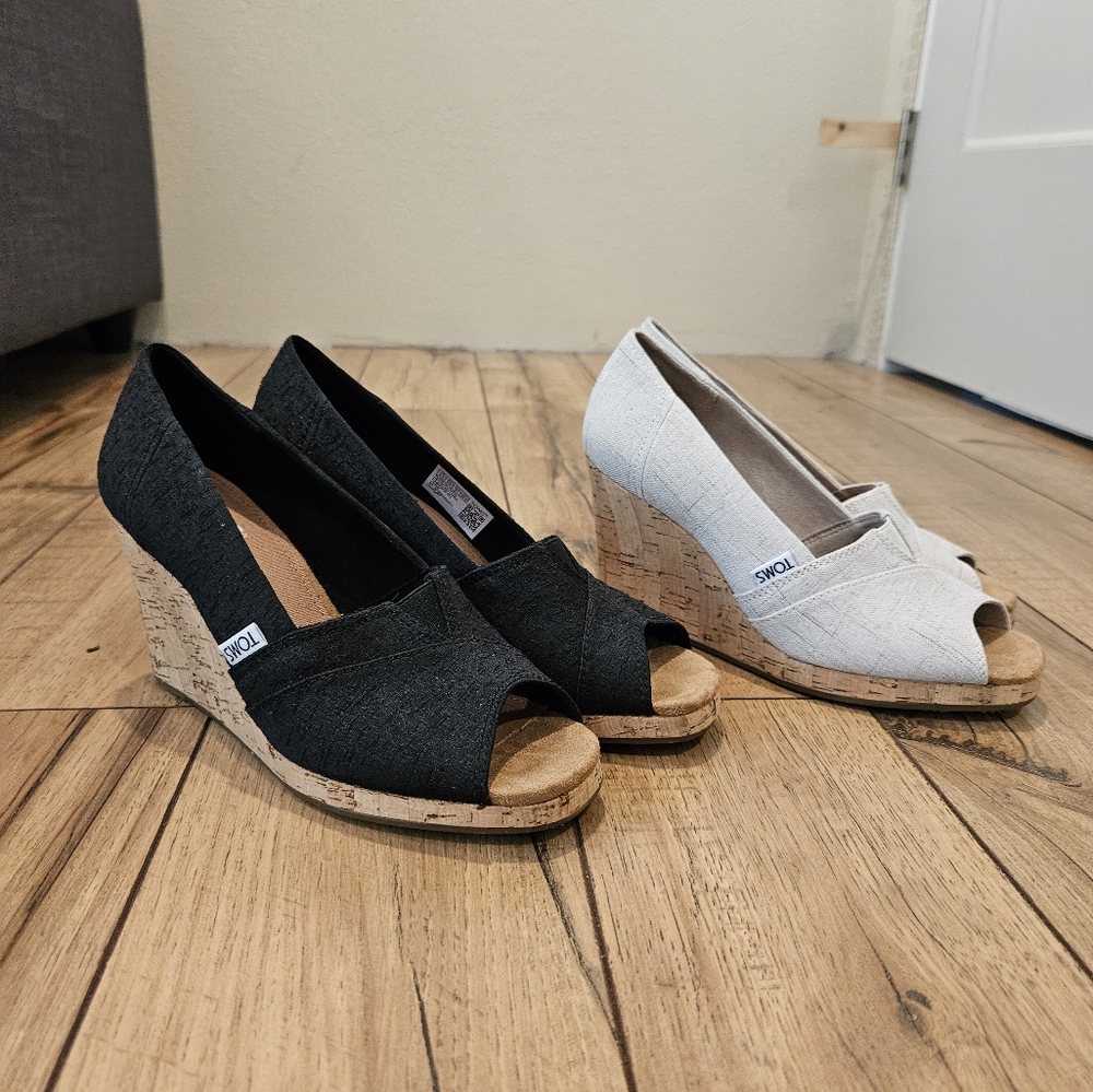 TOMS Wedges Bundle-BREAND NEW! 🌻
